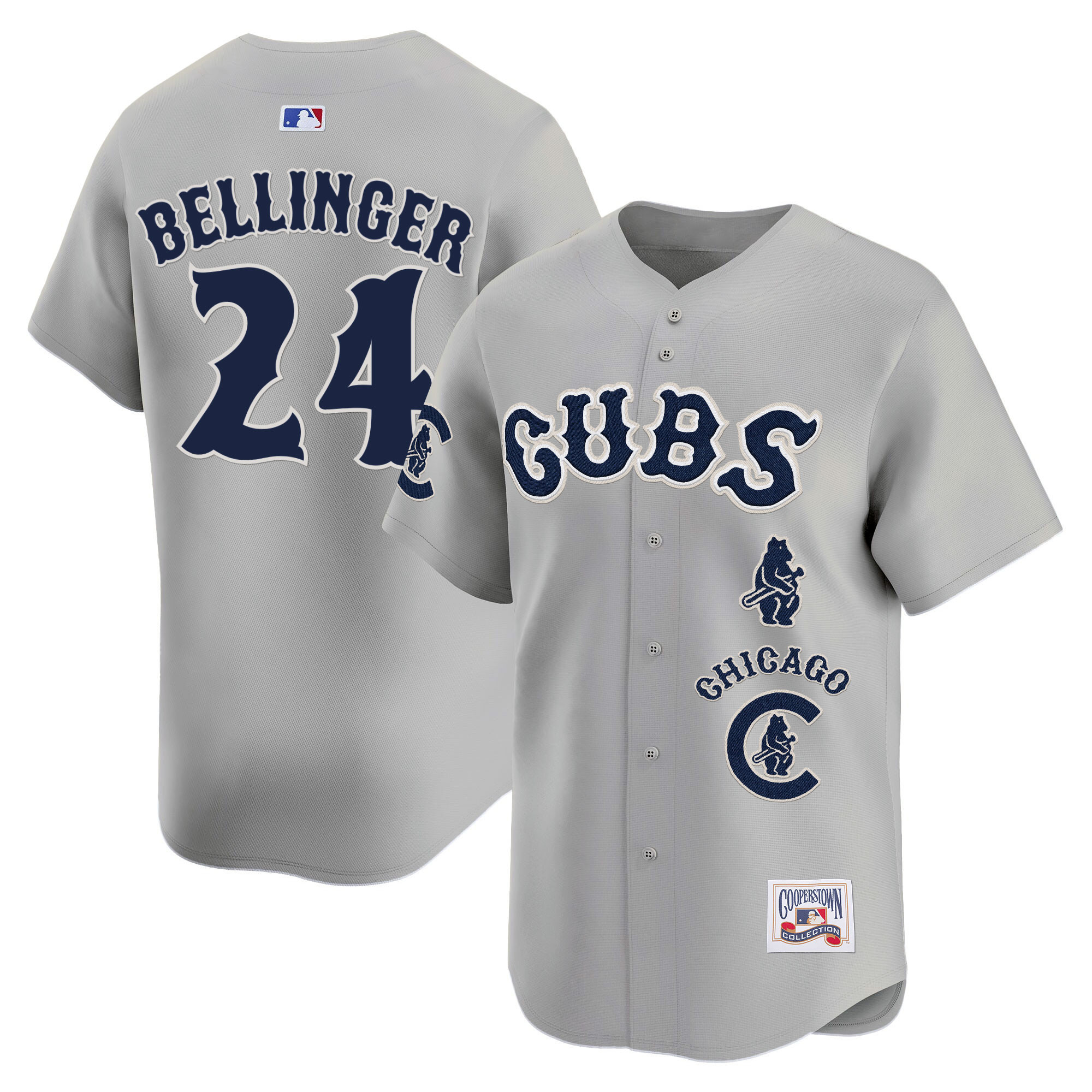 Cody Bellinger Men's Chicago Cubs Special Vapor Premier Limited Gray Road Jersey - All Stitched