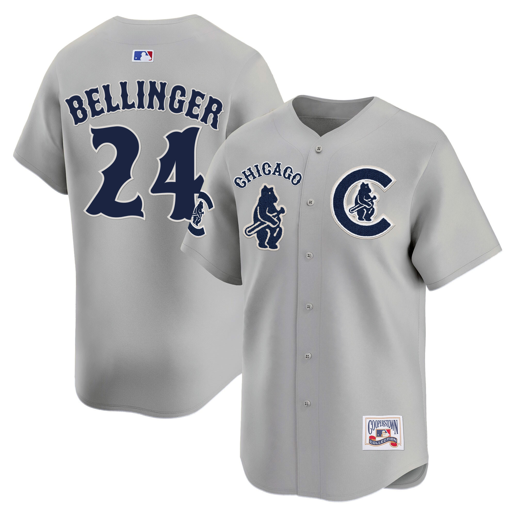 Cody Bellinger Men's Chicago Cubs Special Vapor Premier Limited V2 Gray Road Jersey - All Stitched