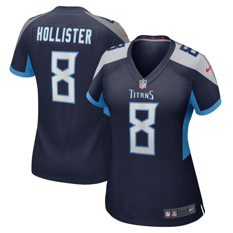 Cody Hollister Tennessee Titans Women’s Stitched Jersey – Navy