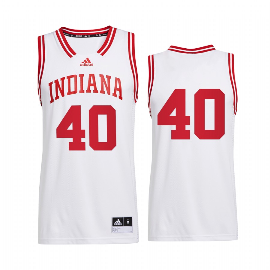 Cody Zeller Hoosiers White Jersey Reverse Retro Alumni