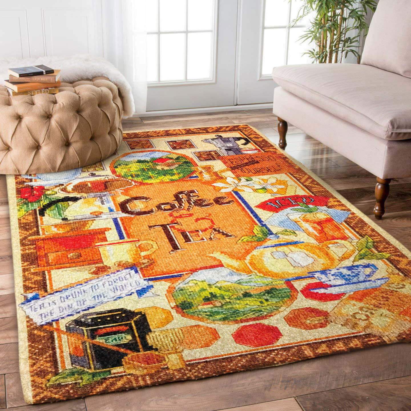 Coffee And Tea Limited Edition Rectangle Rug