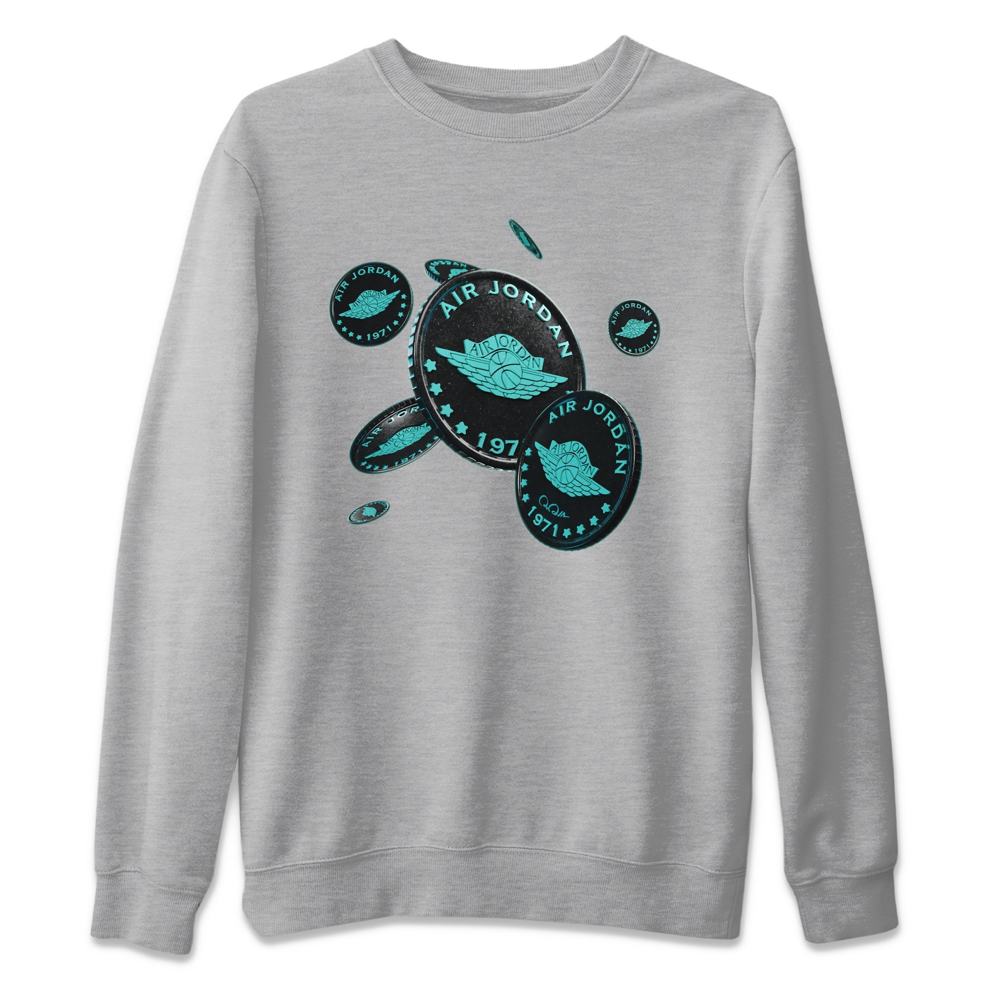 Coin Drop Unisex Sweater – Air Force 1 Tiffany, Sneakers Matching Sweater