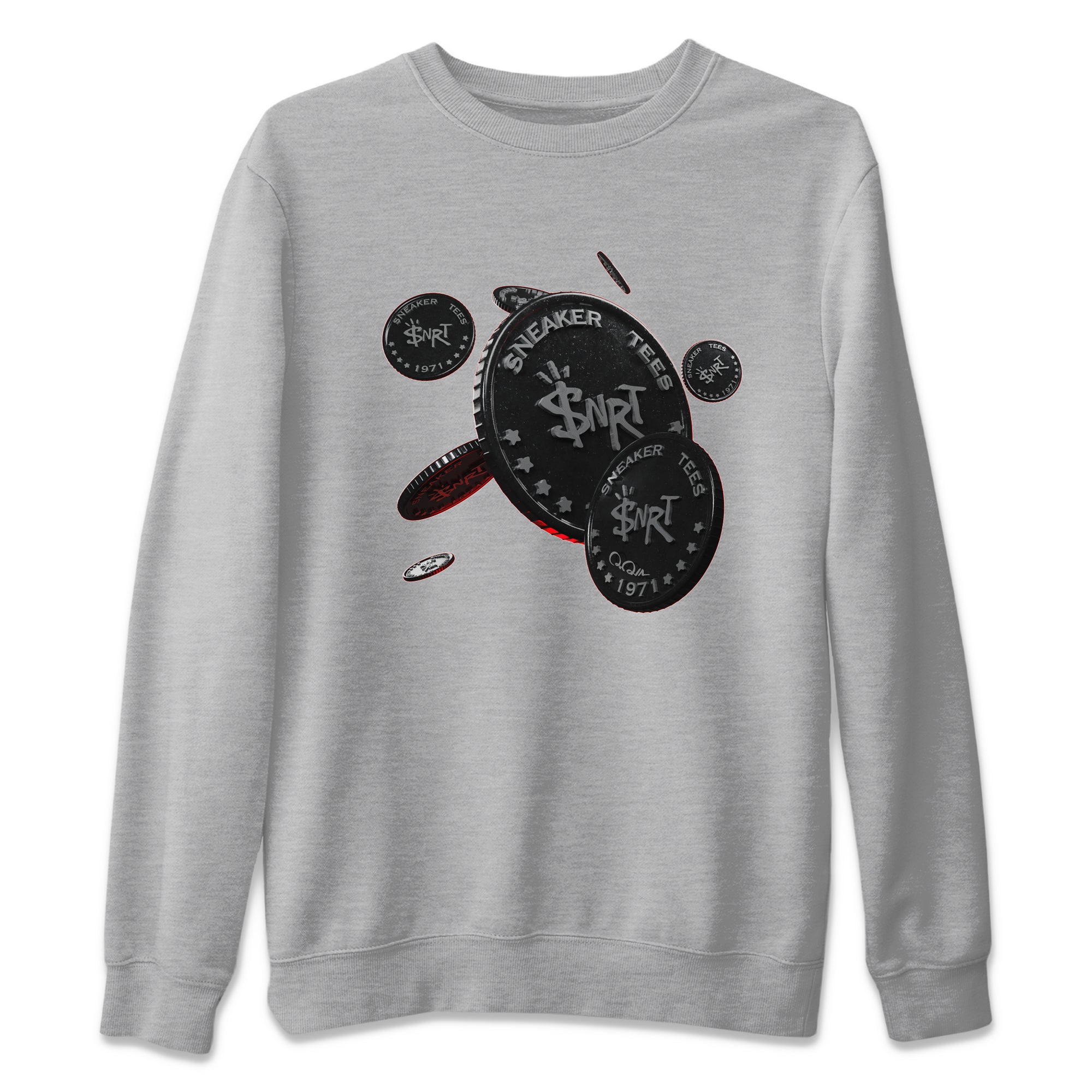 Coin Drop Unisex Sweater – Air Jordan 13 Black Flint, Sneakers Matching Sweater