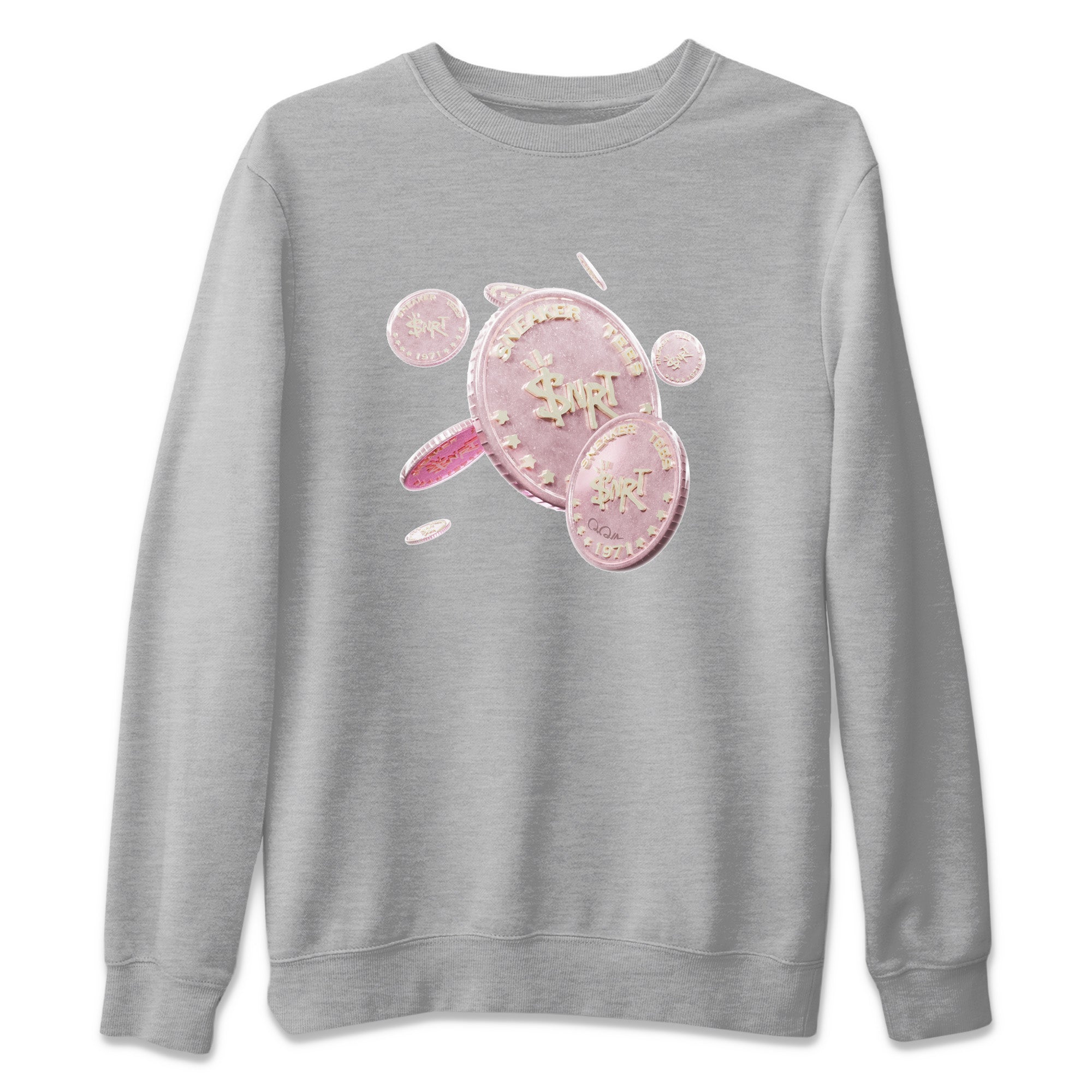 Coin Drop Unisex Sweater – Air Jordan 1 Washed Pink, Sneakers Matching Sweater