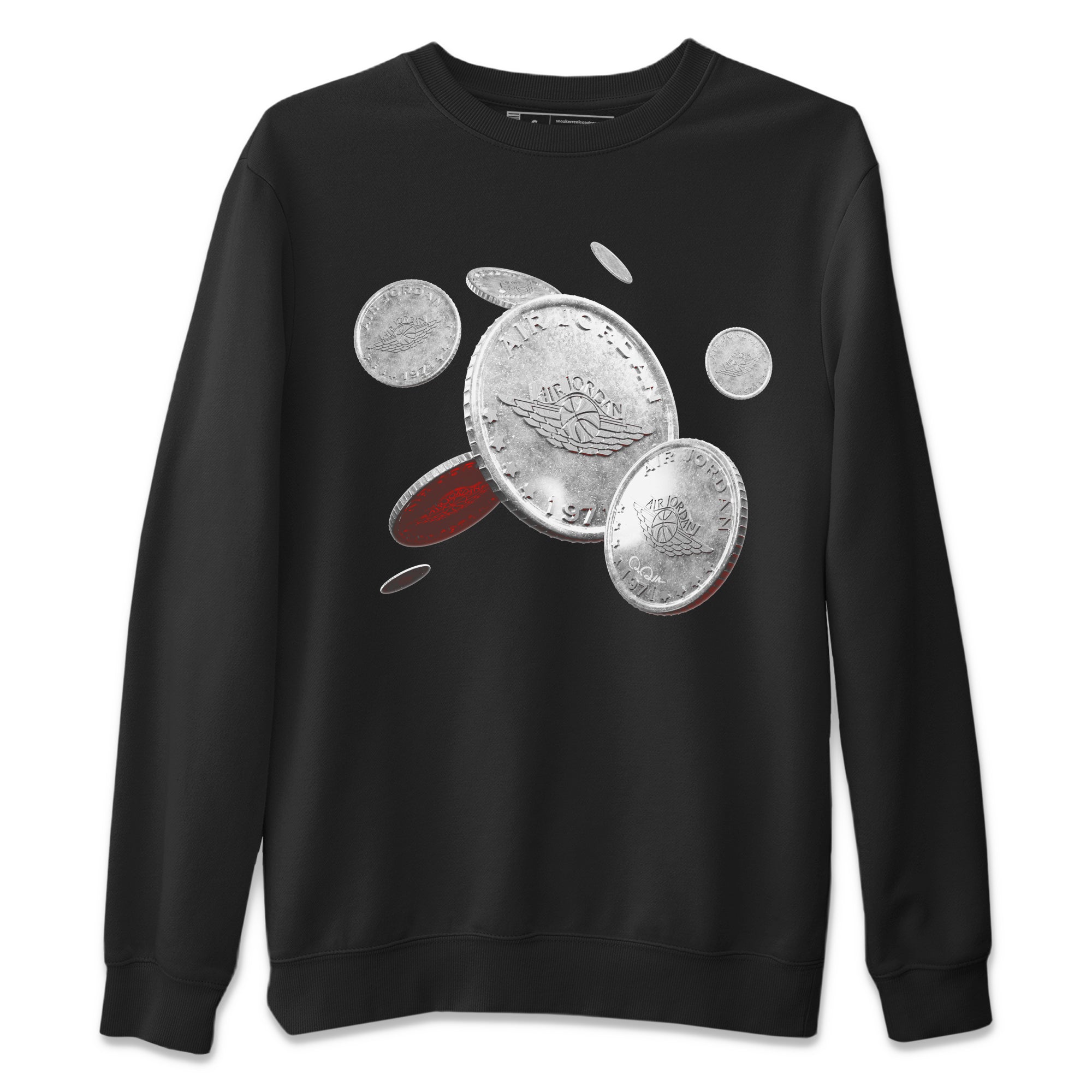 Coin Drop Unisex Sweater – Air Jordan 3 White Cement, Sneakers Matching Sweater