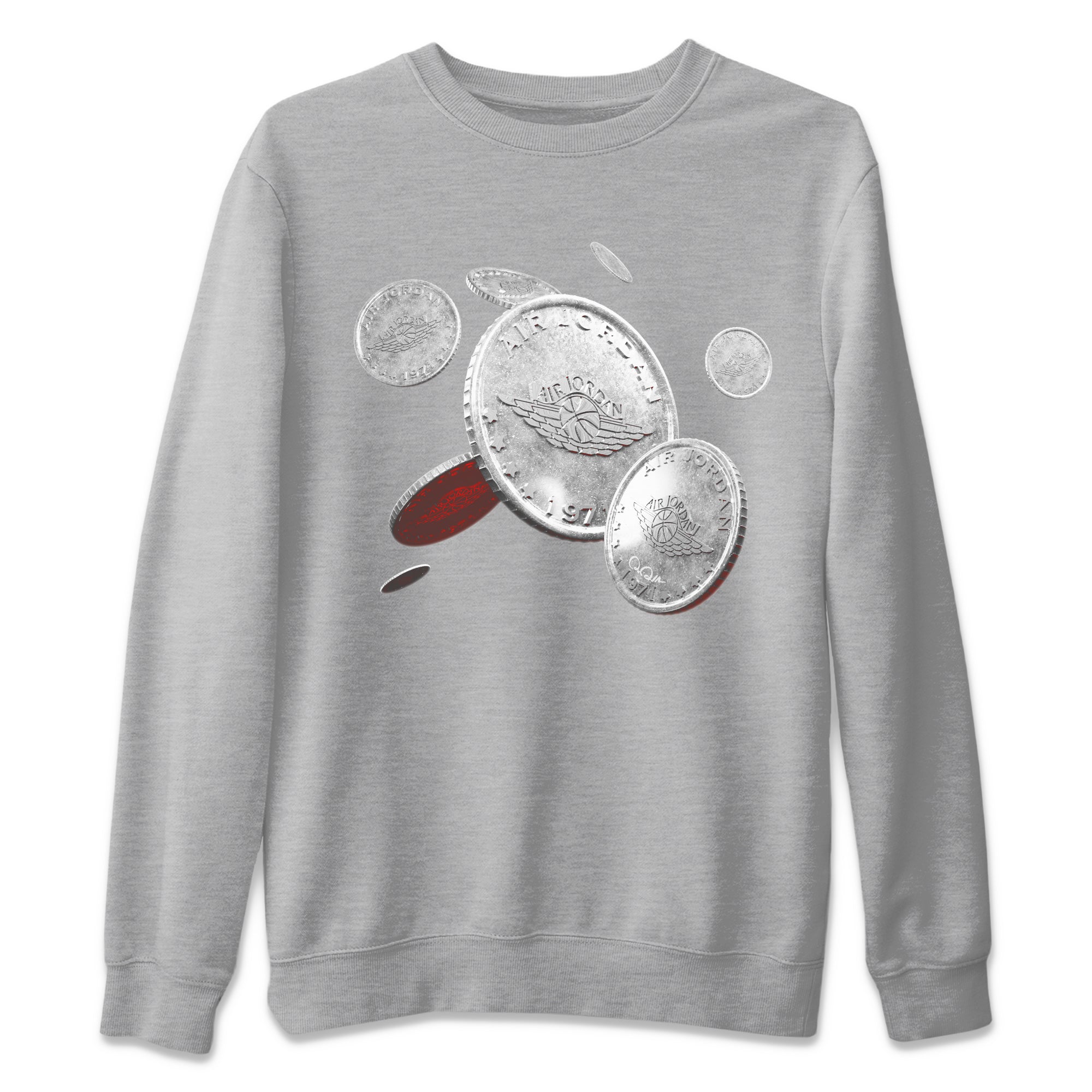 Coin Drop Unisex Sweater – Air Jordan 3 White Cement, Sneakers Matching Sweater