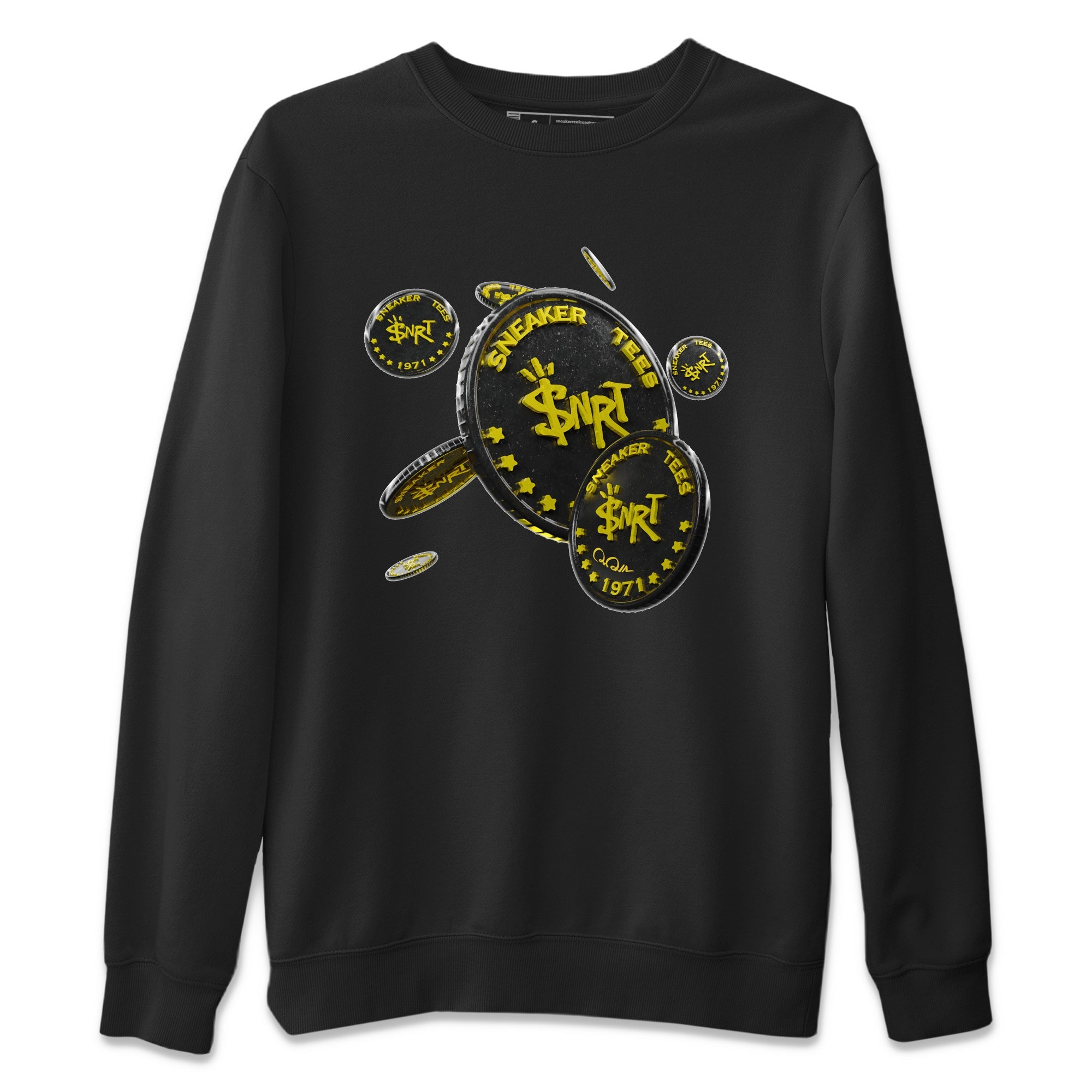 Coin Drop Unisex Sweater – Air Jordan 4 Thunder, Sneakers Matching Sweater