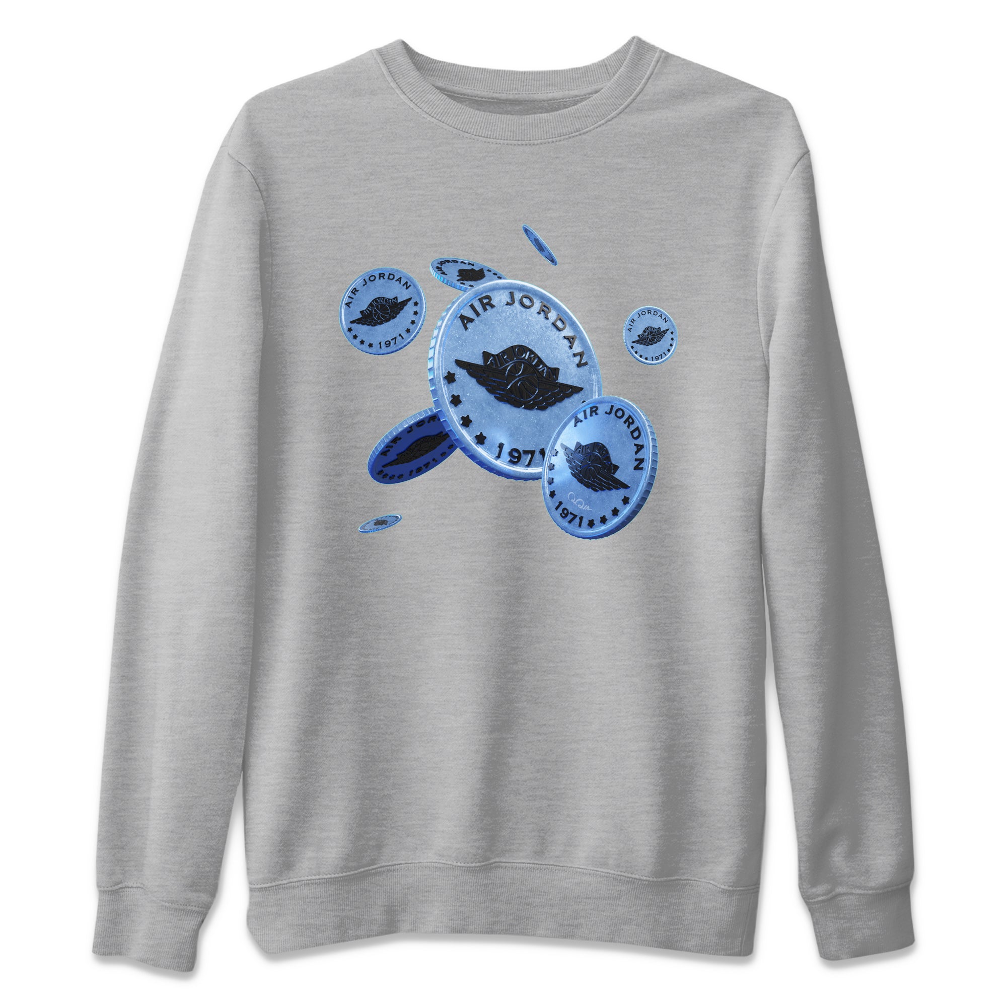 Coin Drop Unisex Sweater – Air Jordan 5 UNC, Sneakers Matching Sweater