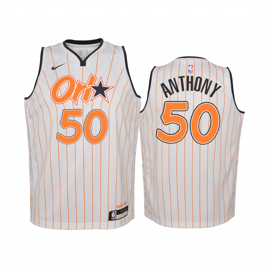 Cole Anthony Orlando Magic Youth White City Jersey 2020 NBA Draft