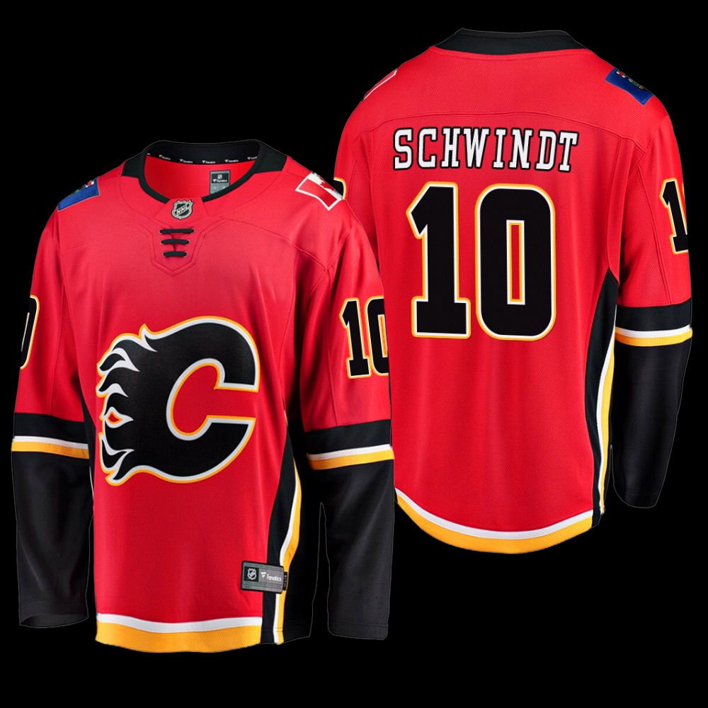 Cole Schwindt Calgary Flames Alternate Red Breakaway Player Jersey 2022