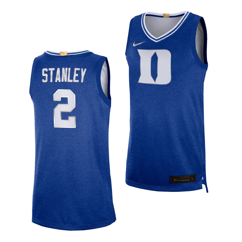 College Duke Blue Devils Cassius Stanley Royal 100th Anniversary Rivalry Limited Jersey