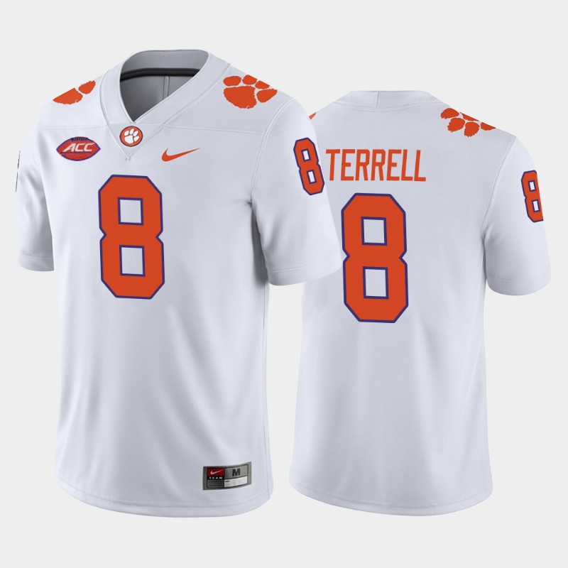 College Clemson Tigers A.J. Terrell White Away Game Jersey