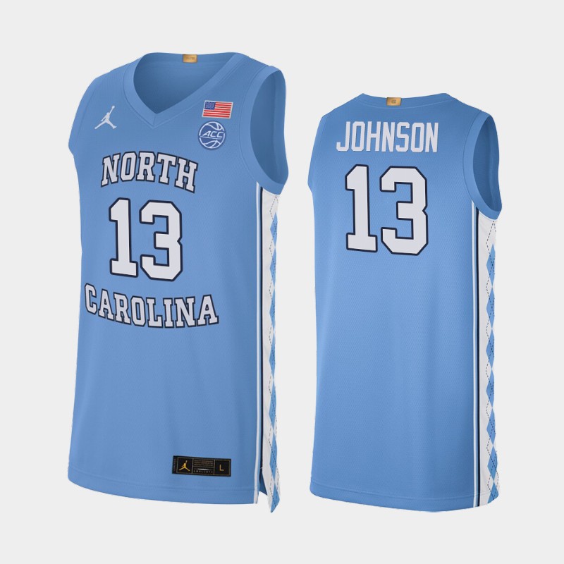 College North Carolina Tar Heels Cameron Johnson Blue 2019-20 Alumni Limited Jersey