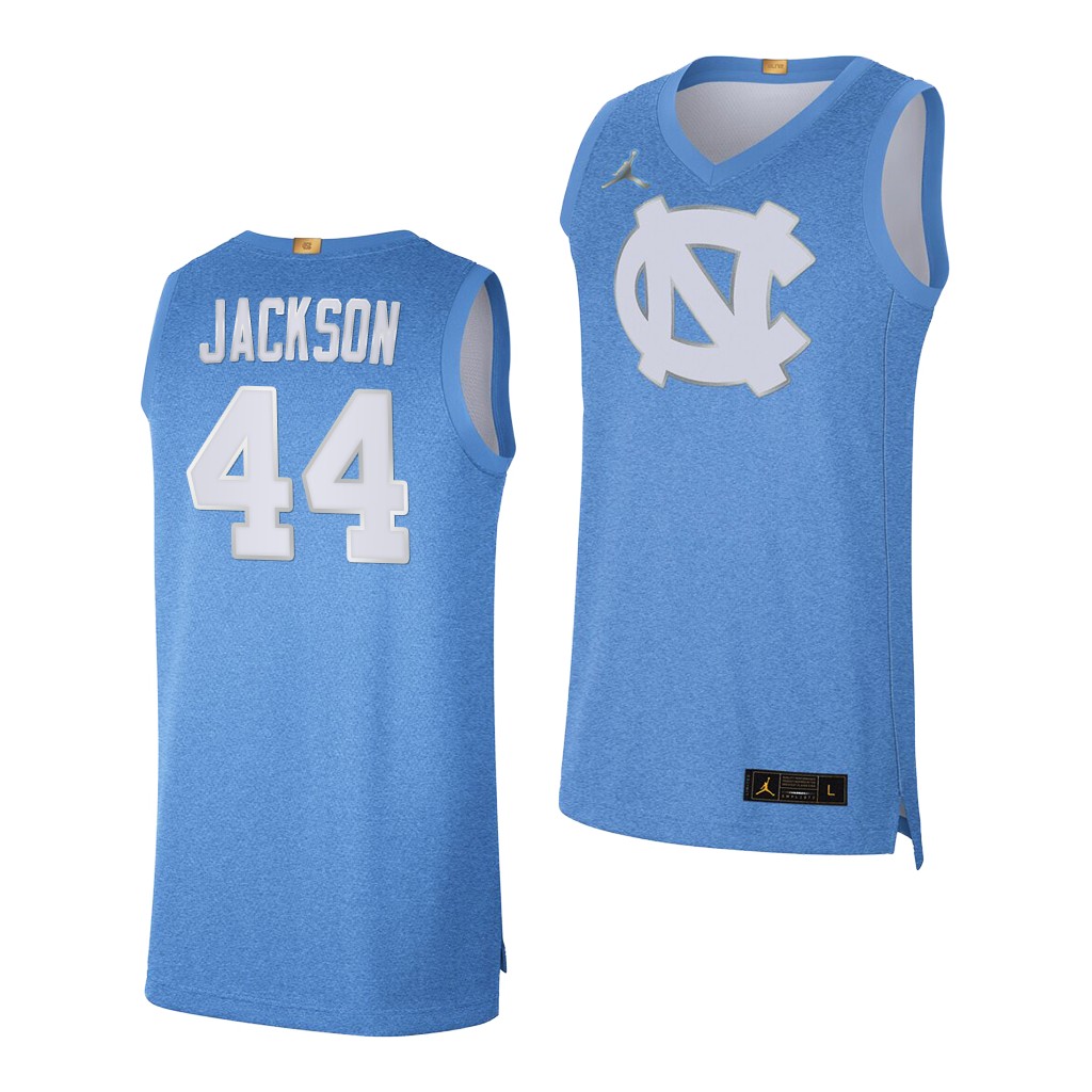 College North Carolina Tar Heels Justin Jackson Blue 100th Anniversary Rivalry Limited Jersey