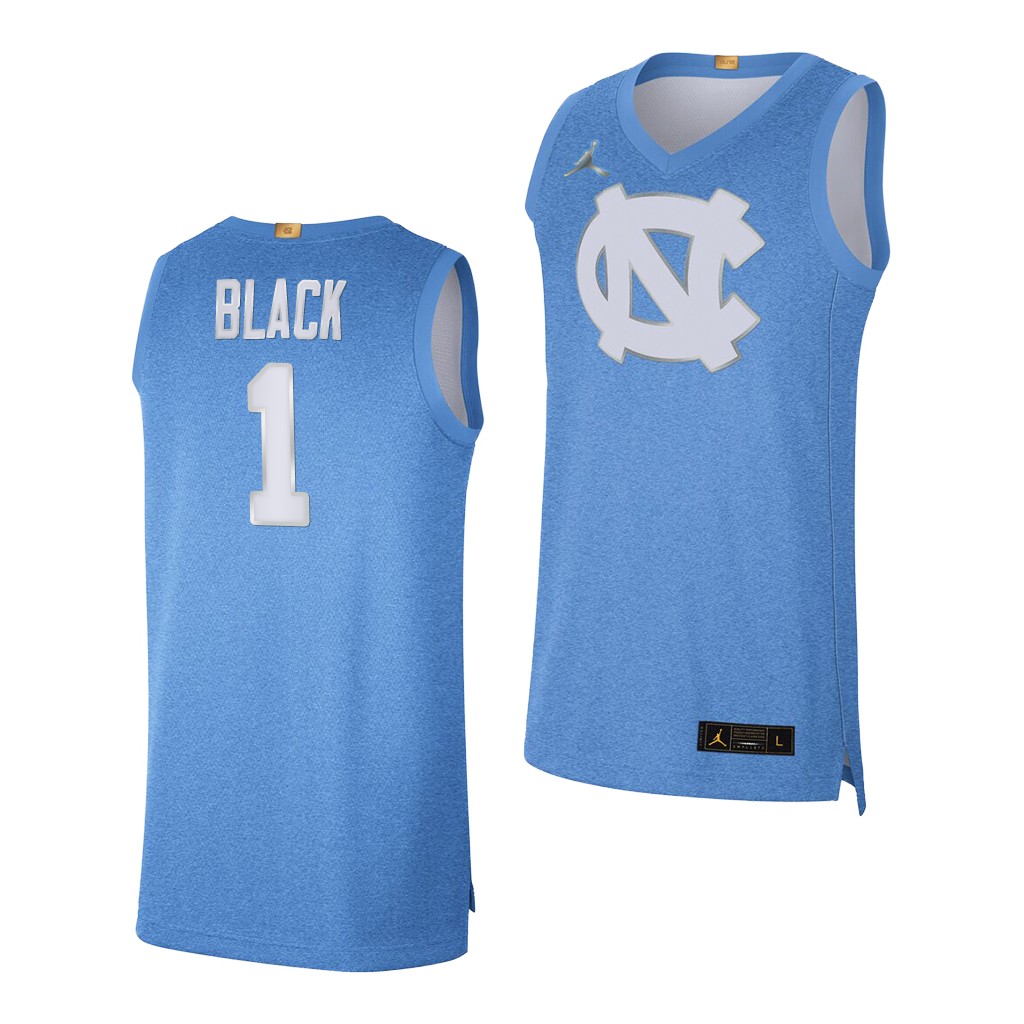 College North Carolina Tar Heels Leaky Black Blue 100th Anniversary Rivalry Limited Jersey