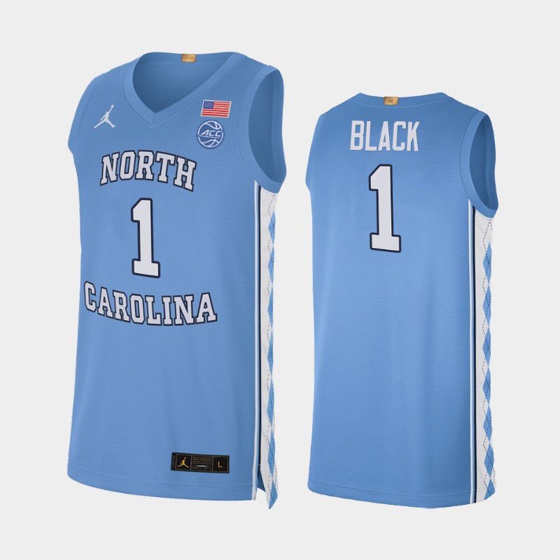 College North Carolina Tar Heels Leaky Black Blue 2019-20 Alumni Limited Jersey