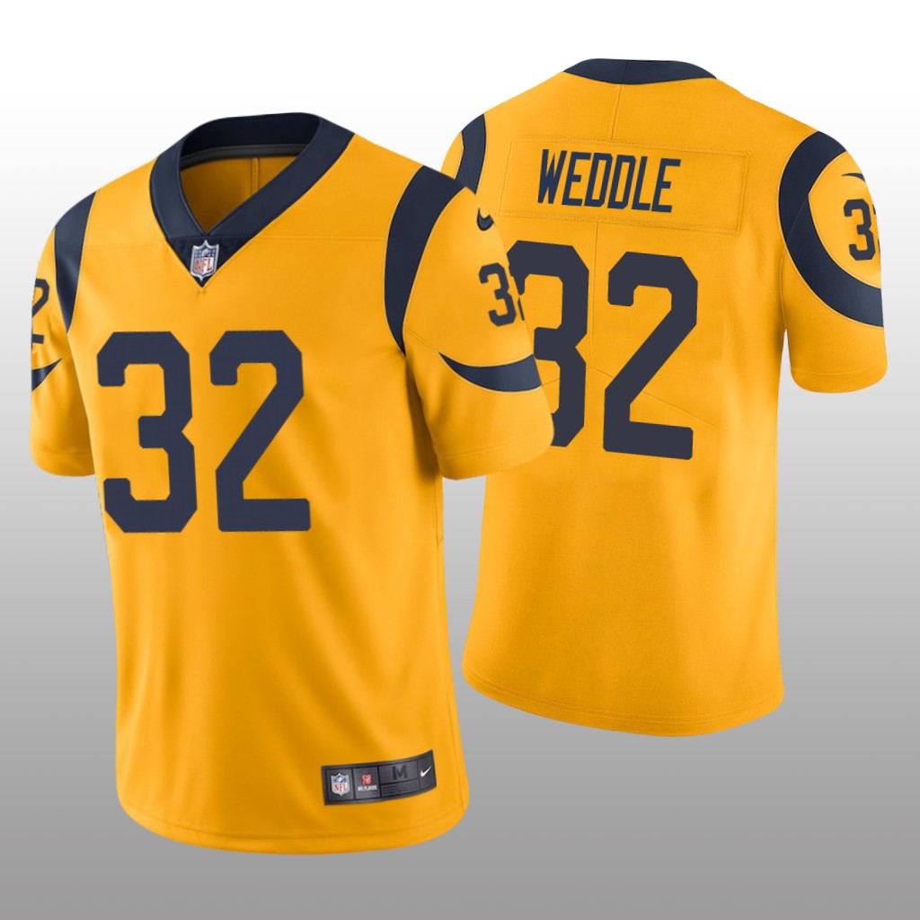 Color Rush Limited Eric Weddle Los Angeles Rams Gold Jersey