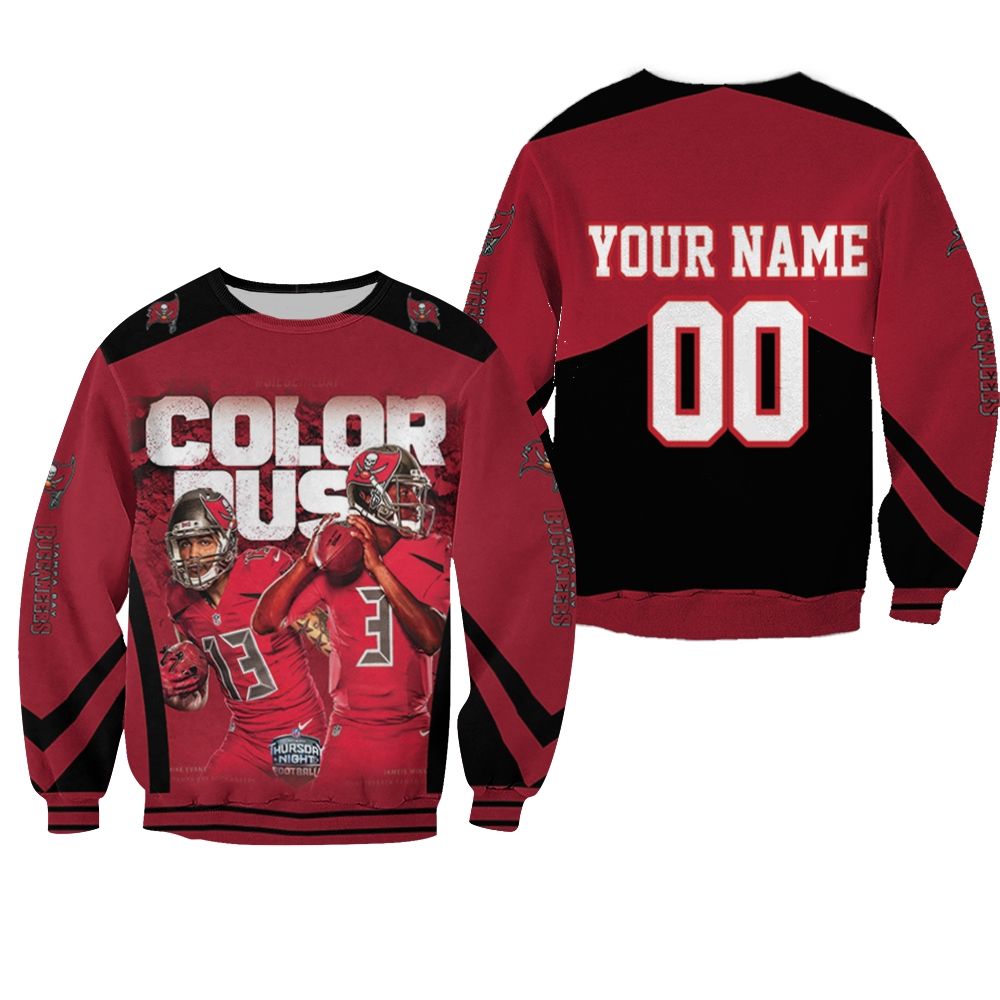 Color Us Tampa Bay Buccaneers NFC South Division Champions Super Bowl 2021 Personalized Sweater