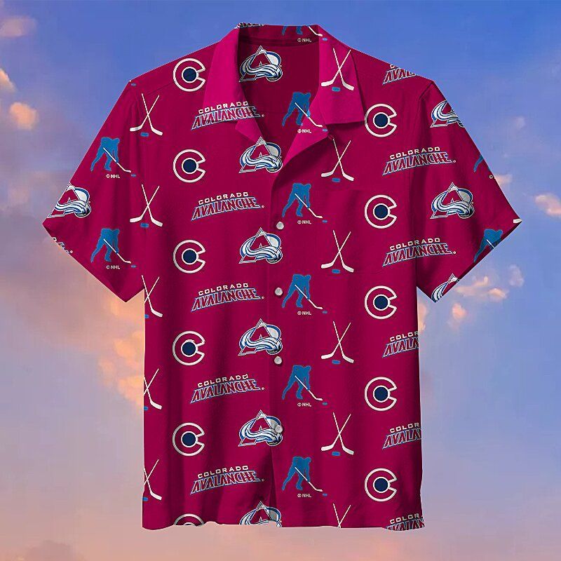 Colorado Avalanche – Premium Hawaiian Shirt – Gift For Sports Lovers
