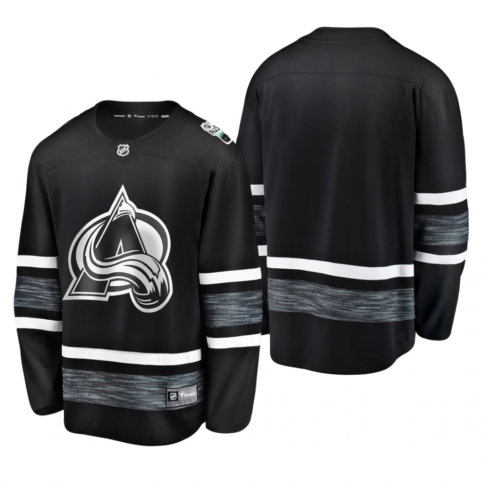 Colorado Avalanche 2019 NHL All-Star Breakaway Blank Black Jersey Mens
