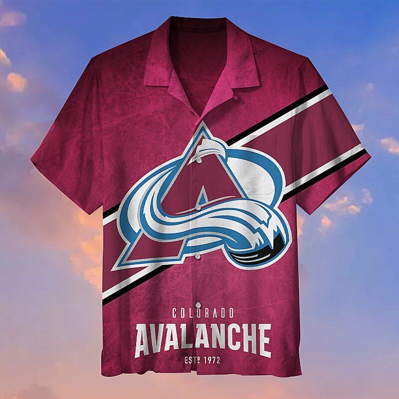 Colorado Avalanche Est972 – Premium Hawaiian Shirt – Gift For Sports Lovers