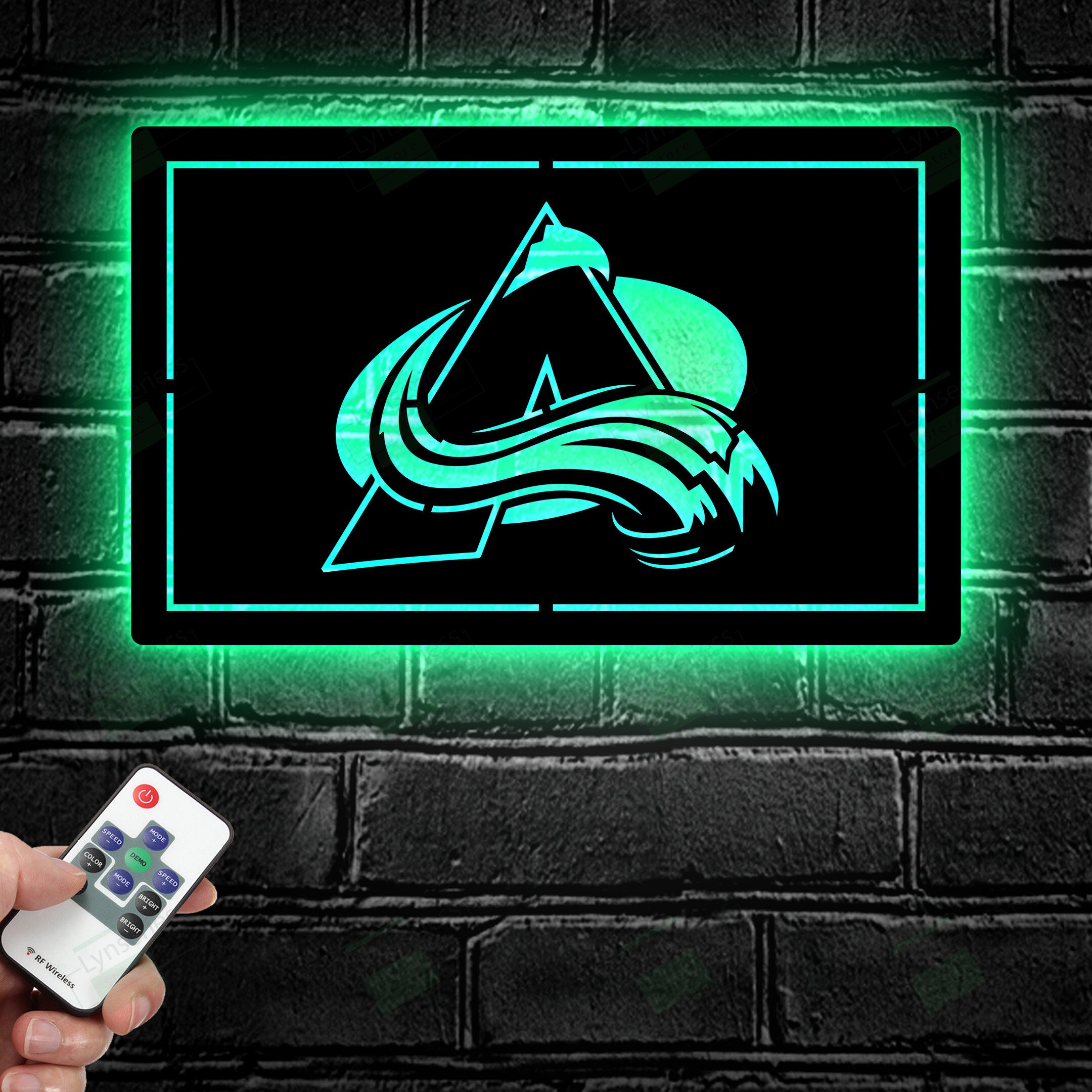 Colorado Avalanche Logo Metal Sign – Led light sign