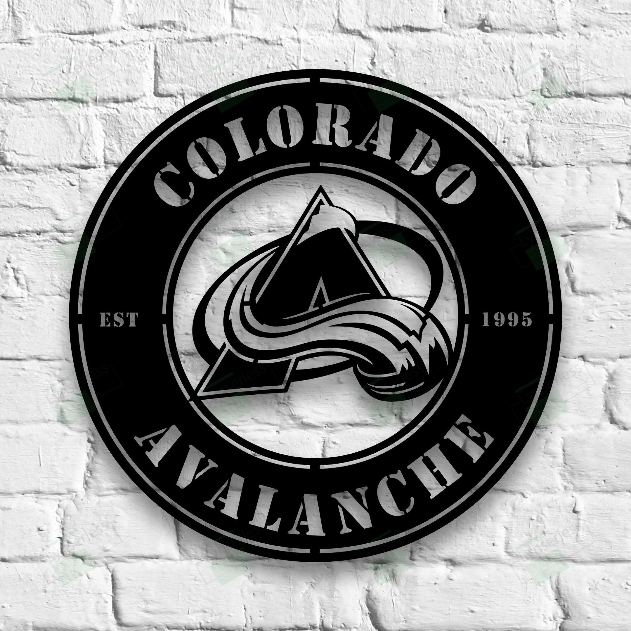 Colorado Avalanche Metal Sign – Led Light Sign NHL
