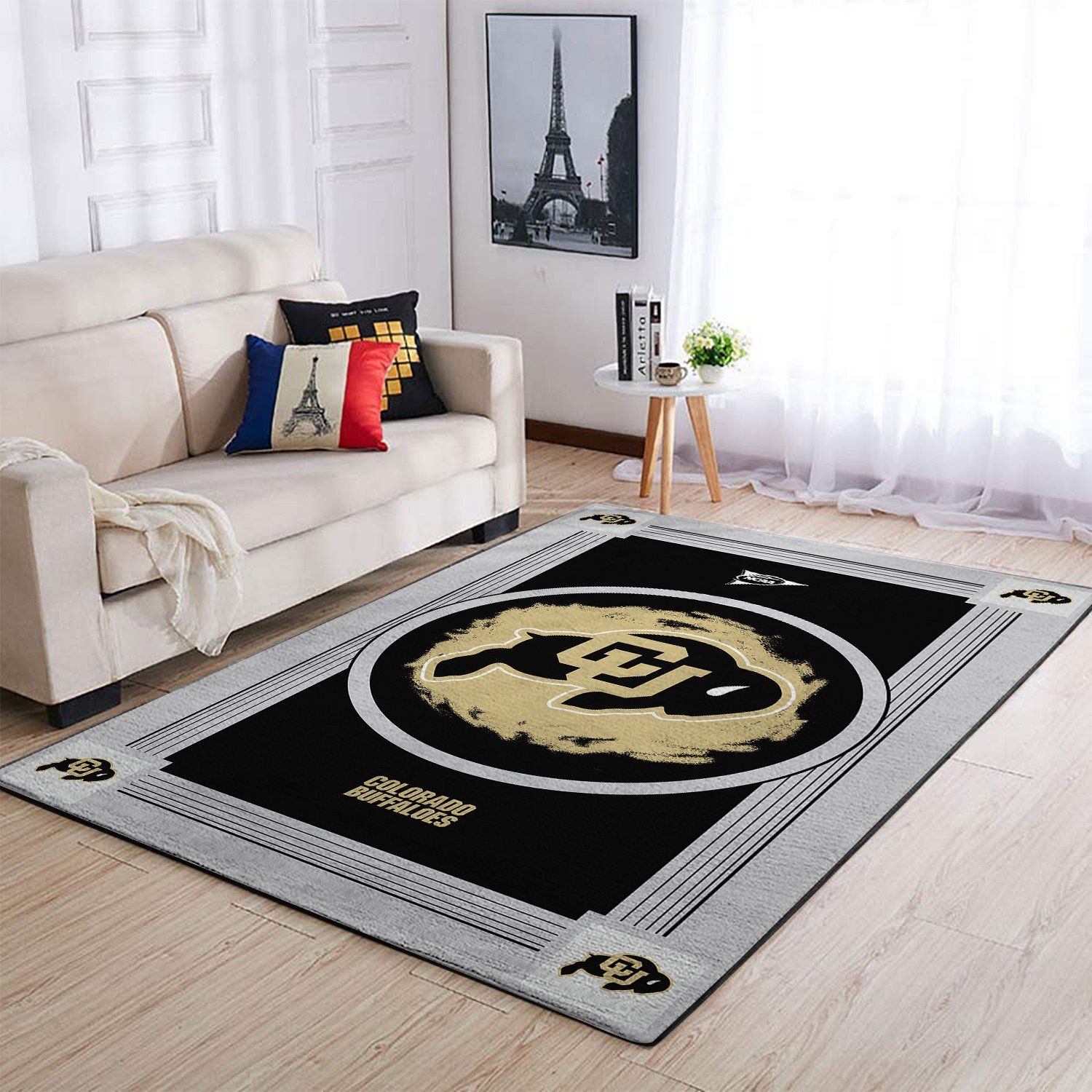 Colorado Buffaloes Living Room Area Rectangle Rug