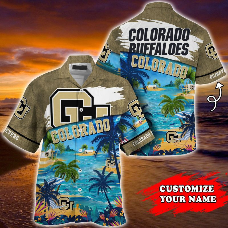 Colorado Buffaloes NCAA Customized Summer Hawaiian Shirt