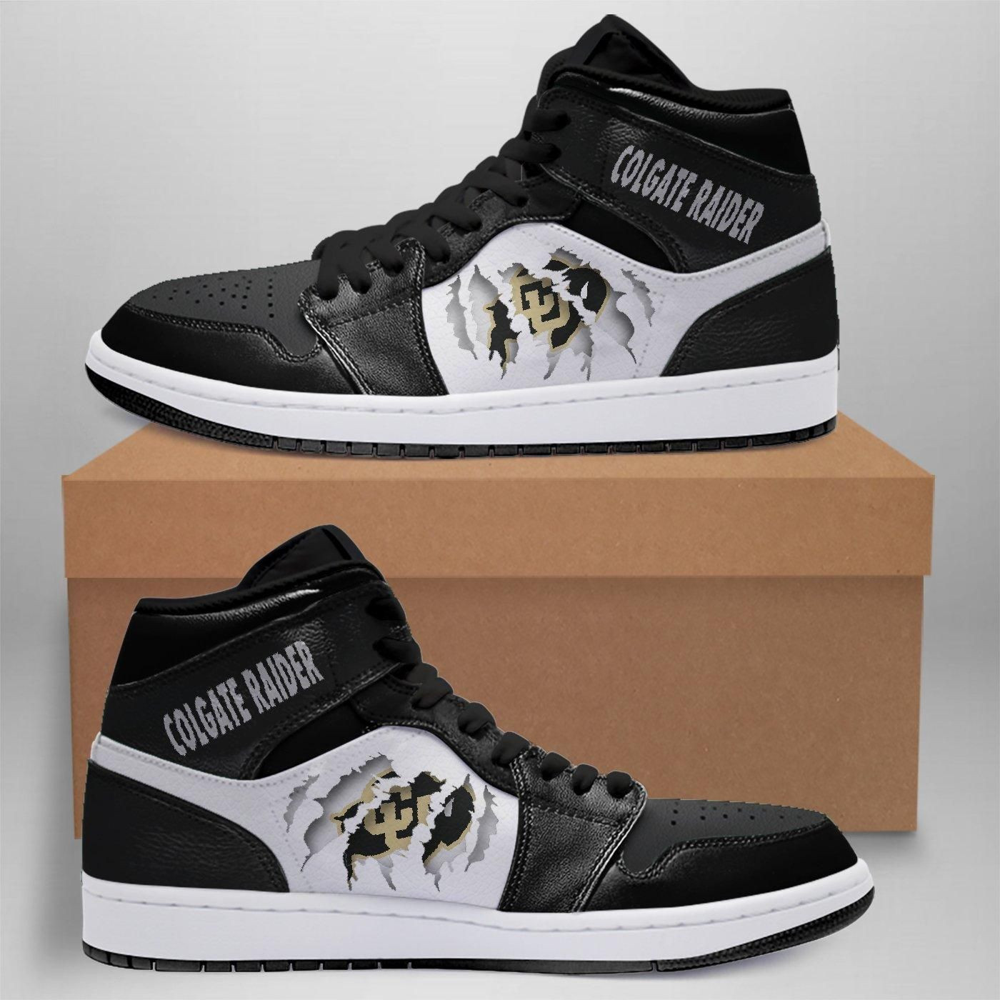 Colorado Buffaloes NCAA Fashion The best Sneakers Basketball Shoes Leather High Top Air Jordan Sneaker, Air Jordan Hightop