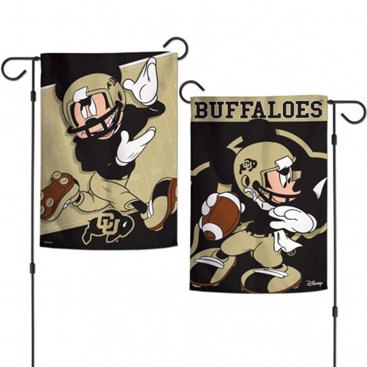 Colorado Buffaloes NCAA Mickey Mouse Garden Flag, House Flag