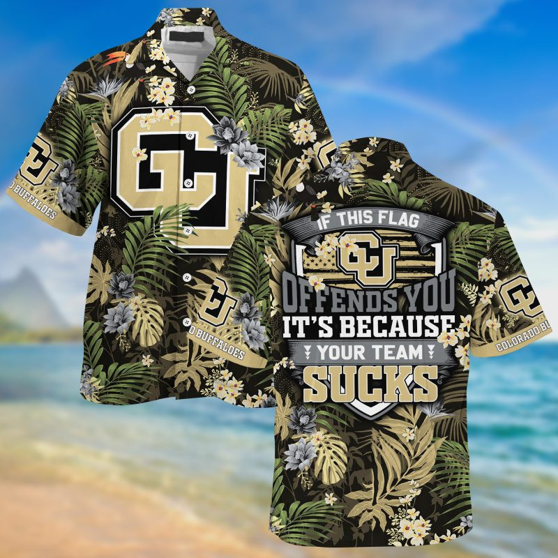 Colorado Buffaloes NCAA Summer – Hawaii Shirt For This Season – Gift For Sport Lovers With Tropical Patterns