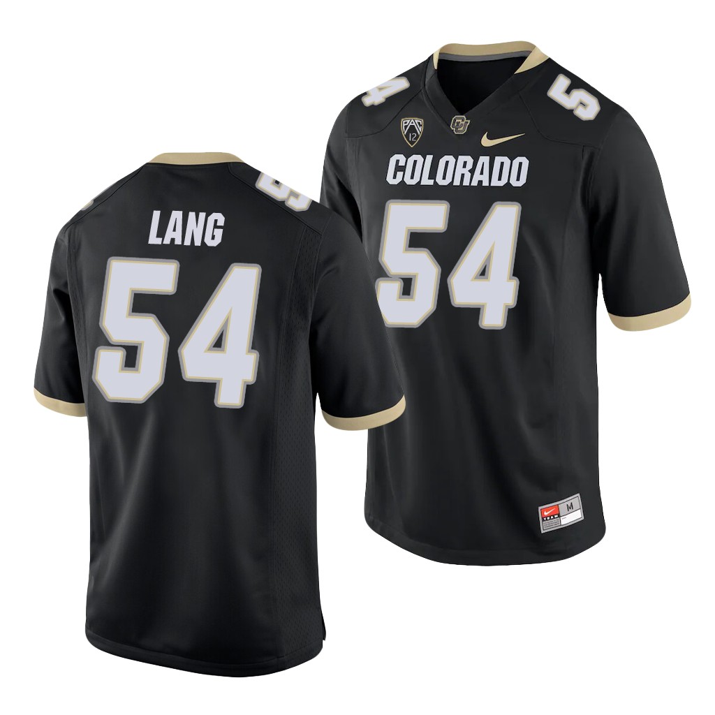 Colorado Buffaloes Terrance Lang Black College Game Jersey