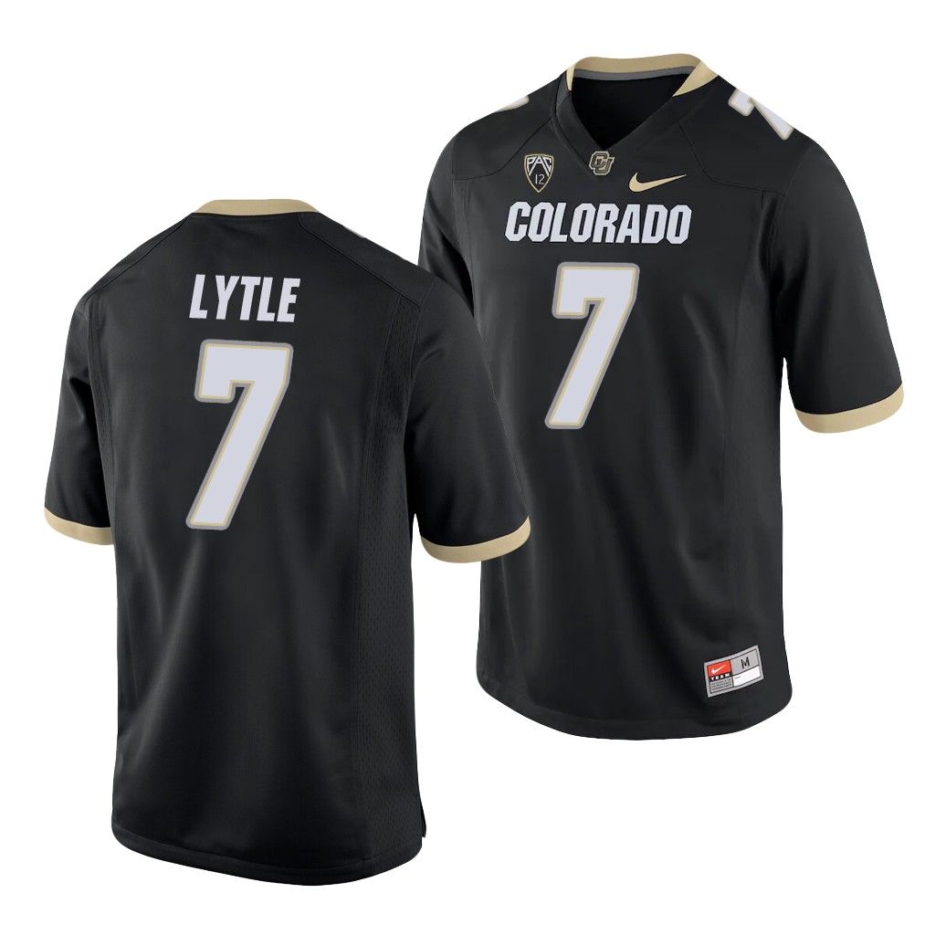 Colorado Buffaloes Tyler Lytle Black College Game Jersey