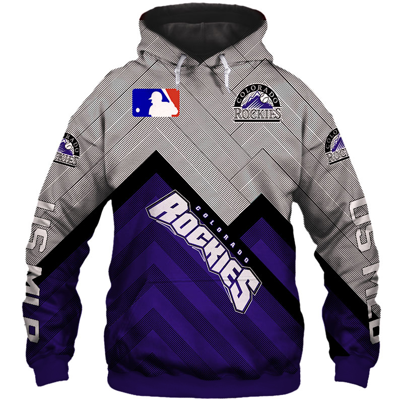 Colorado Rockies 3D Hoodie Gift For Fans Baseball