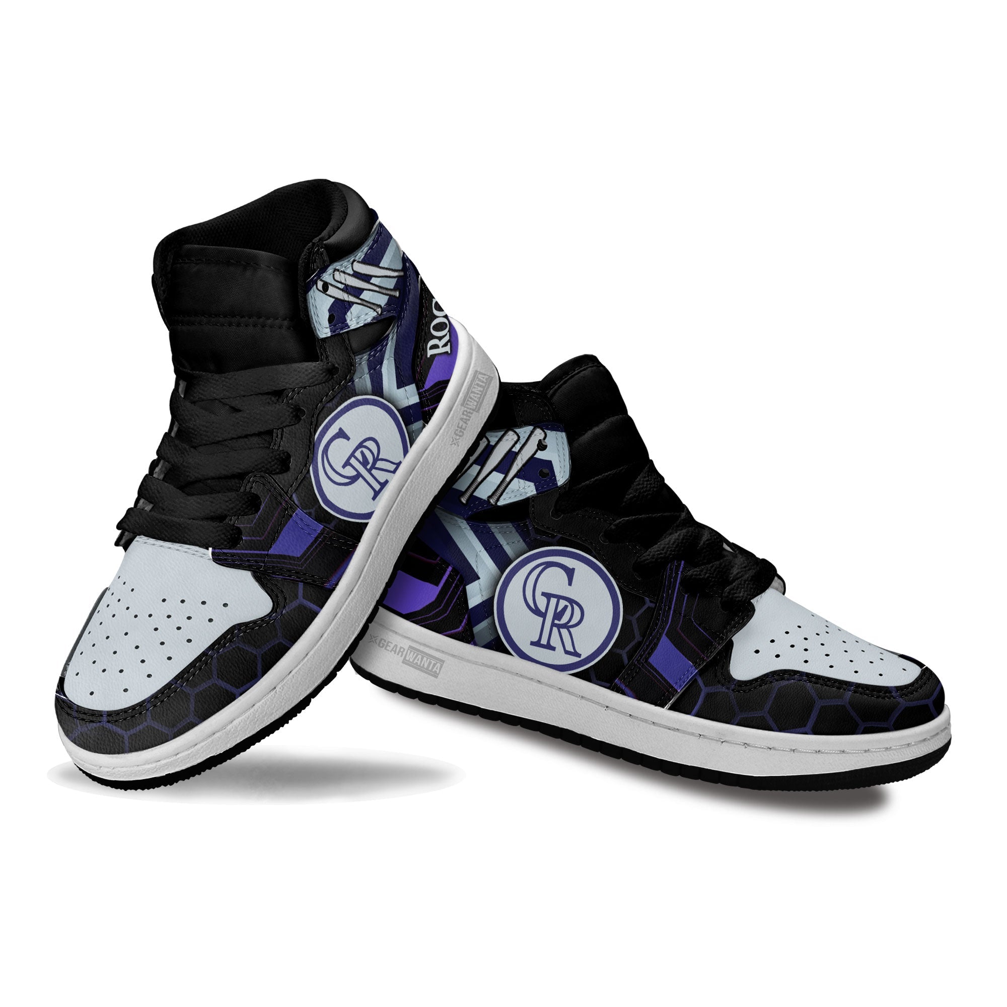 Colorado Rockies Kid Sneakers For Kids, Air Jordan Hightop
