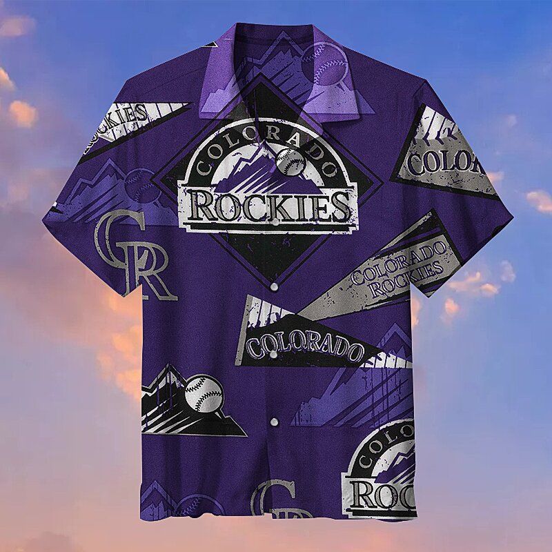 Colorado Rockies MLB – Premium Hawaiian Shirt – Gift For Sports Lovers