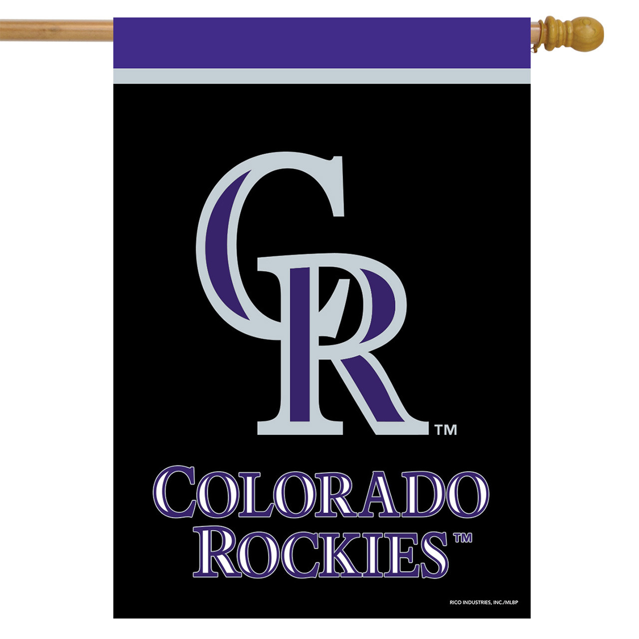 Colorado Rockies MLB Garden Flag, House Flag
