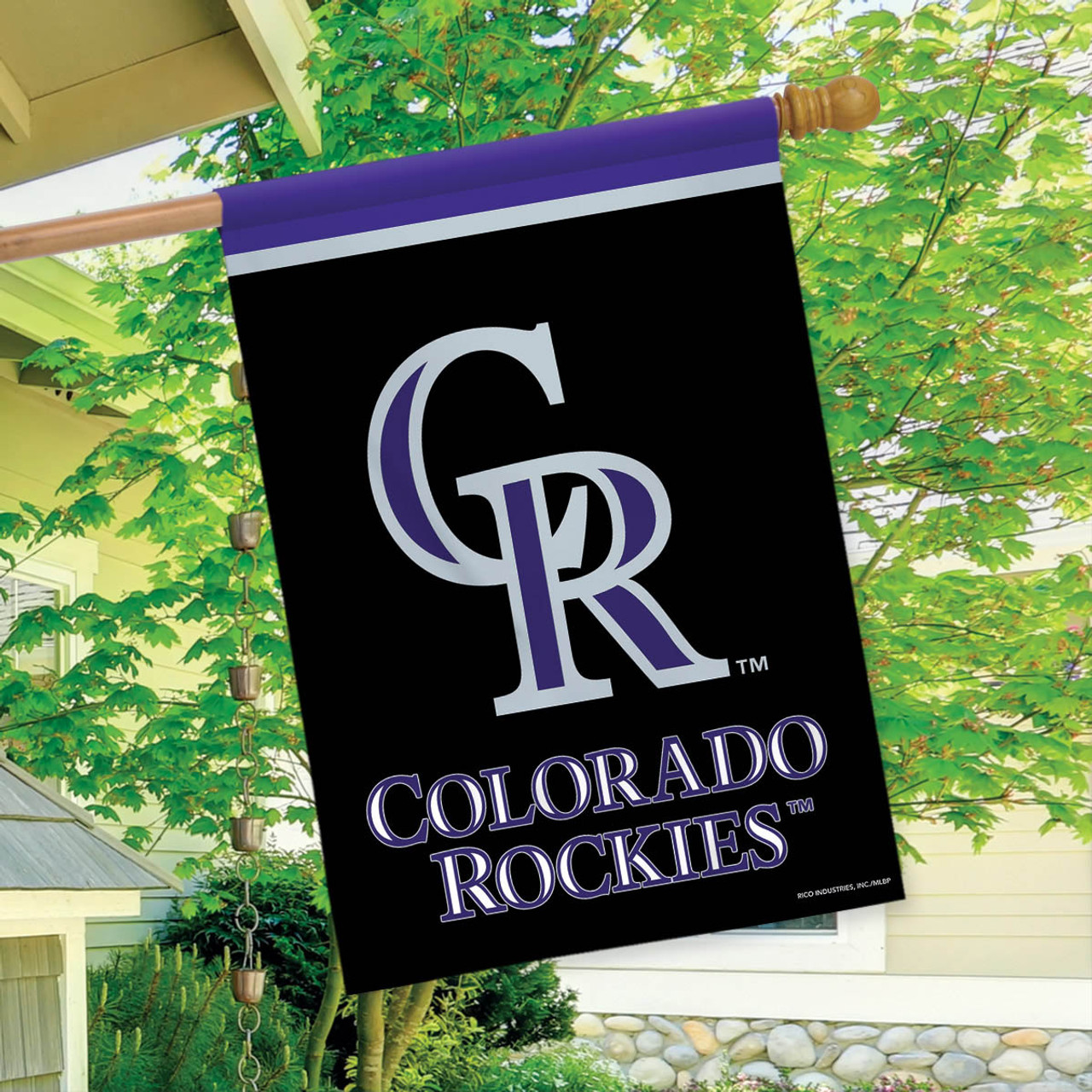 Colorado Rockies MLB Garden Flag, House Flag