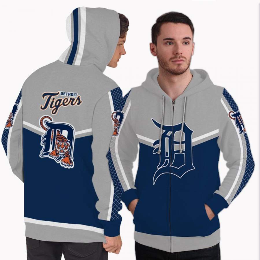 Colorful Gorgeous Fitting Detroit Tigers Pullover / Zip Hoodie