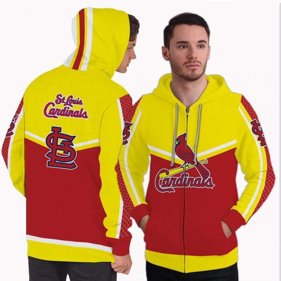 Colorful Gorgeous Fitting St. Louis Cardinals Pullover / Zip Hoodie