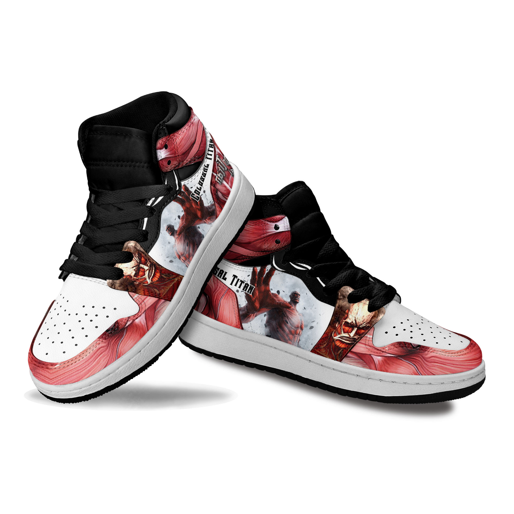 Colossal Titan Kids Sneakers Custom Anime Attack On Titan Shoes For Kids