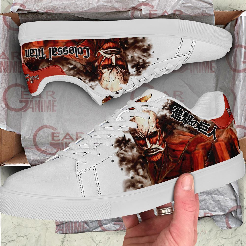 Colossal Titan Skate Sneakers Uniform Attack On Titan Anime Shoes
