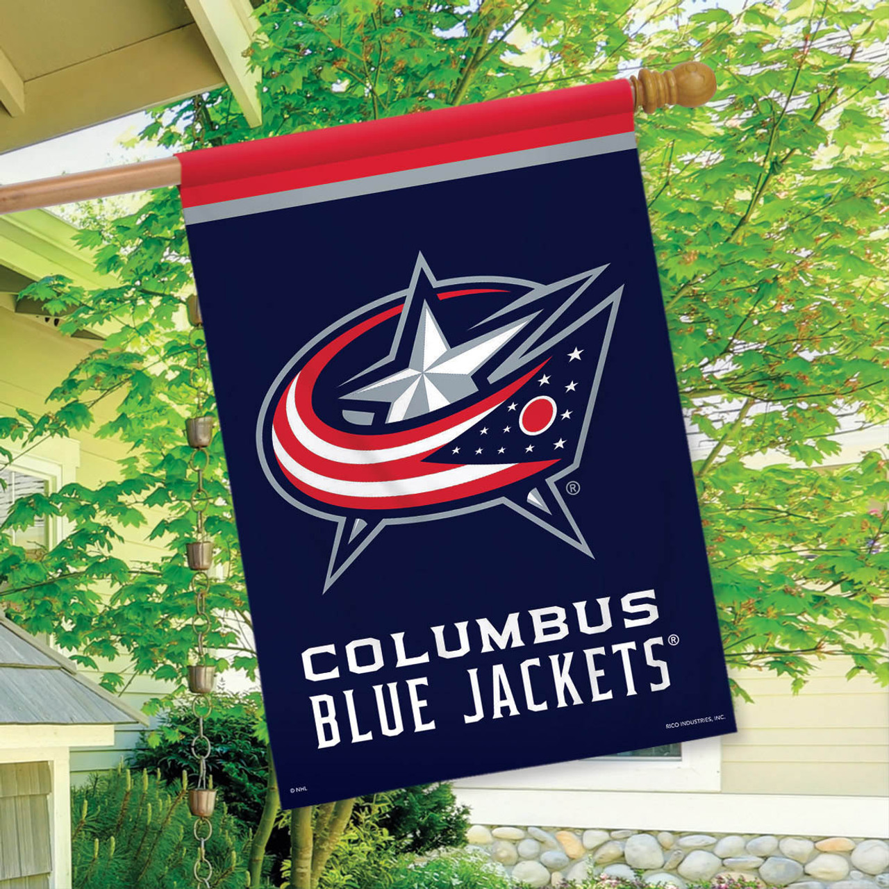Columbus Blue Jackets NHL Garden Flag, House Flag