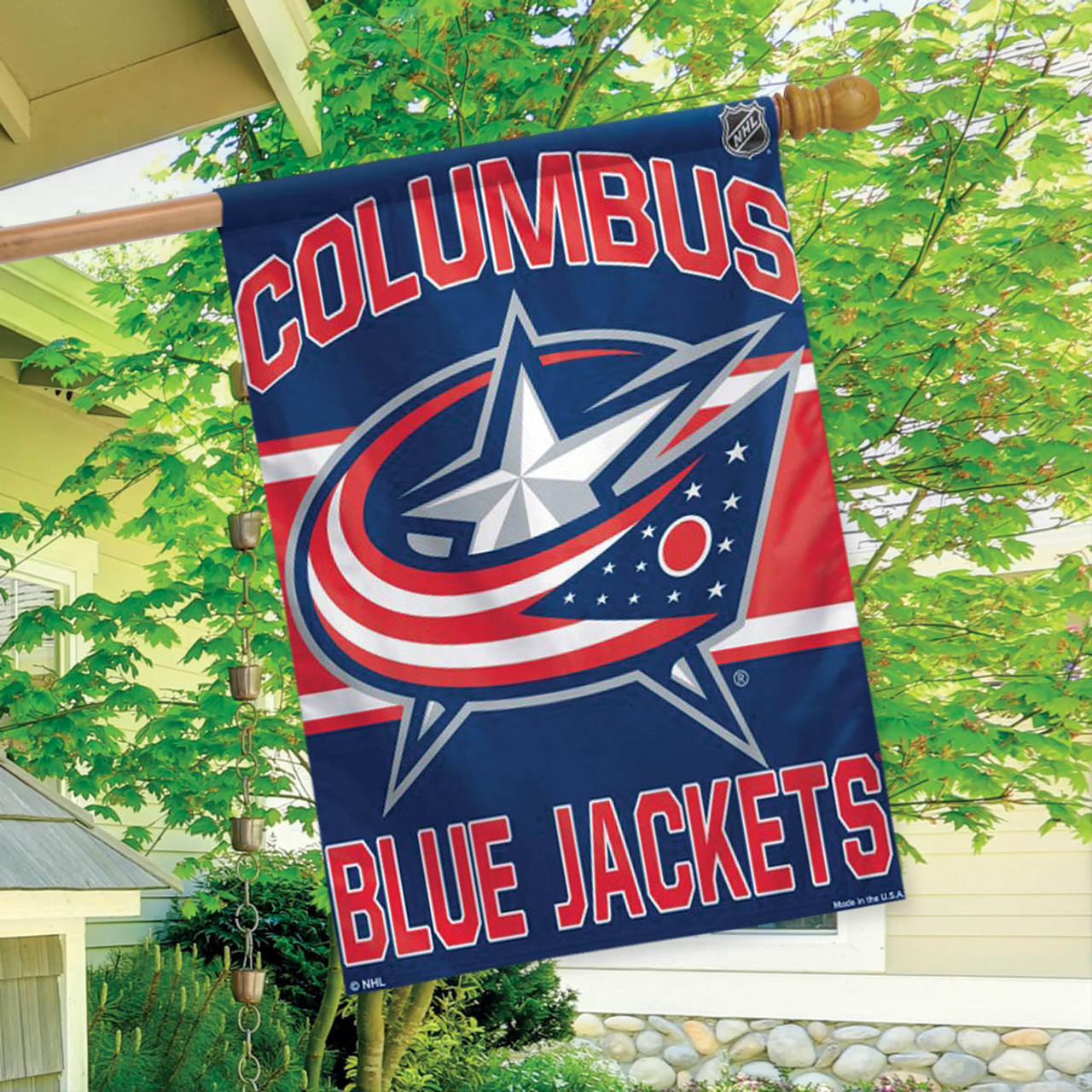 Columbus Blue Jackets NHL Vertical Garden Flag, House Flag