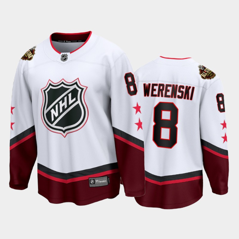 Columbus Blue Jackets Zach Werenski #8 2022 All-Star Jersey White Eastern Conference