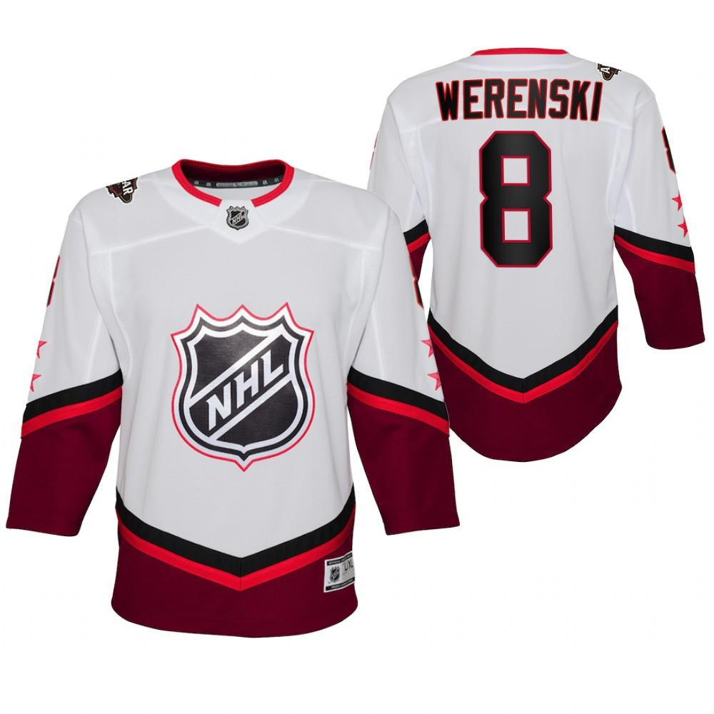 Columbus Blue Jackets Zach Werenski White 2022 All-Star Eastern Stitched Jersey Youth