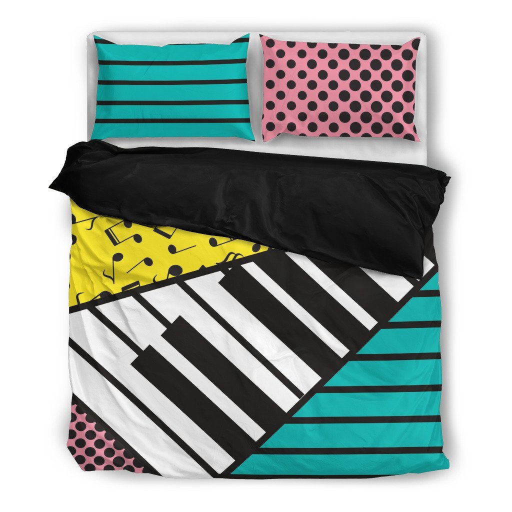 Comic Music 3D Customized Duvet Cover Bedding Set