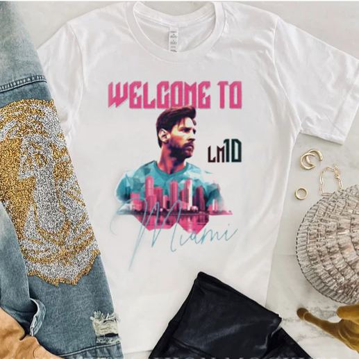 Commemorative Shirts Welcome Lionel Messi, The GOAT, To Inter Miami