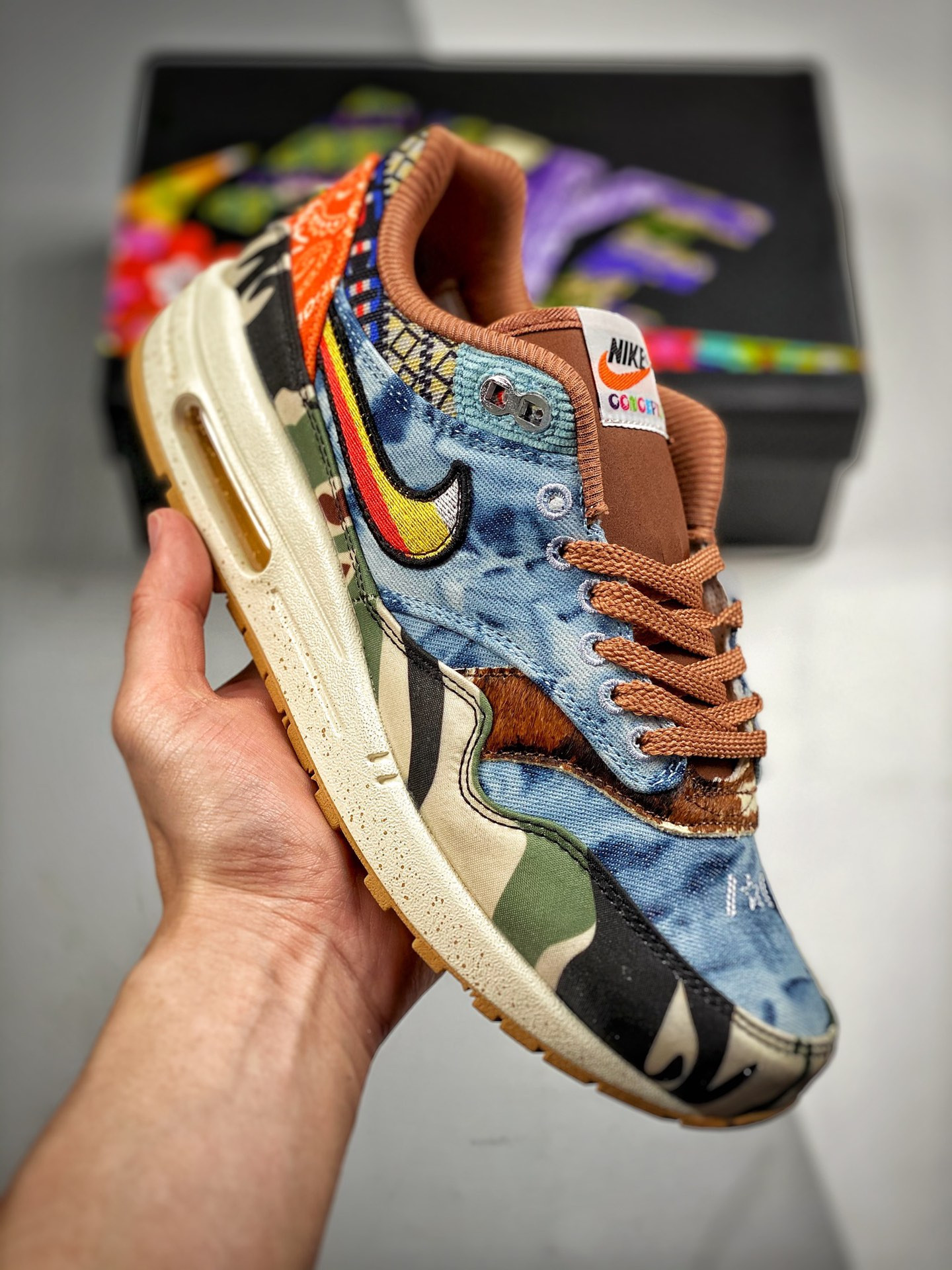 Concepts x Nike Air Max 1 “Heavy” Multi-Color Sail For Sale